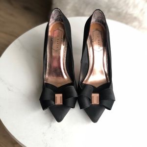 Ted Baker Black Bow Heel